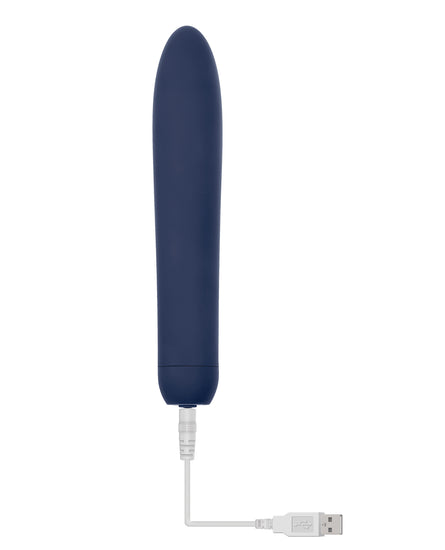 Evolved Straight Forward Vibrator - Blue - Empower Pleasure