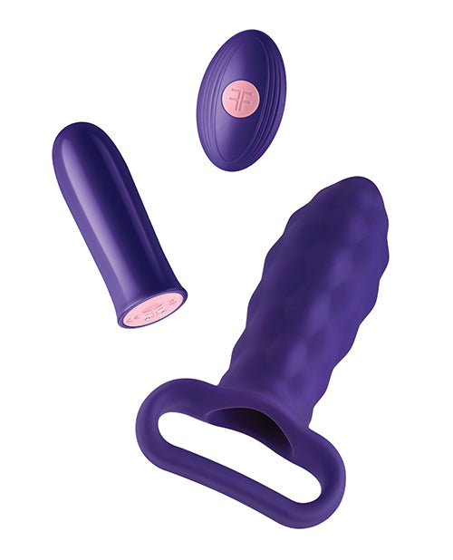 Femme Funn Versa Bullet with Plug Sleeve - Dark Purple