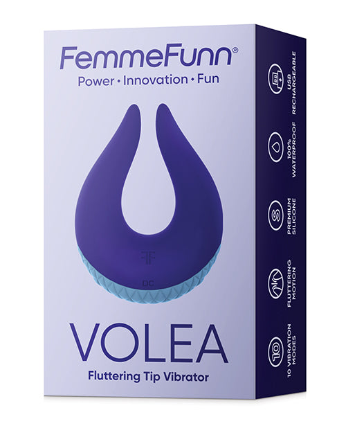 Femme Funn Volea Fluttering Tip Vibrator - Assorted Colors - Empower Pleasure