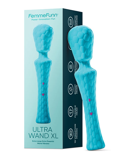 Femme Funn Ultra Wand XL - Turquoise - Empower Pleasure