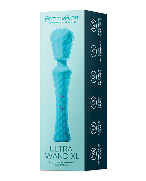 Femme Funn Ultra Wand XL - Turquoise - Empower Pleasure