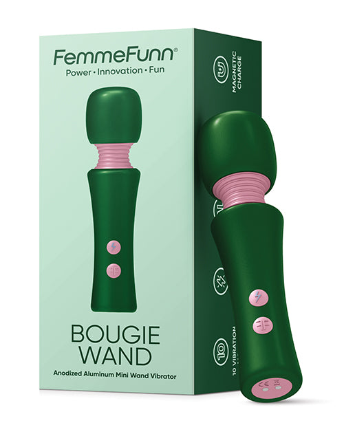 Femme Funn Flexible Head Bougie Mini Wand - Green - Empower Pleasure
