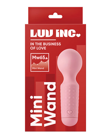 Luv Inc. 4" Mini Wand - Light Pink - Empower Pleasure