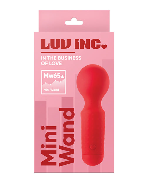 Luv Inc. 4" Mini Wand - Red - Empower Pleasure