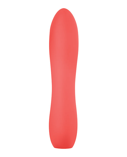 Luv Inc. Large Silicone Bullet - Coral - Empower Pleasure