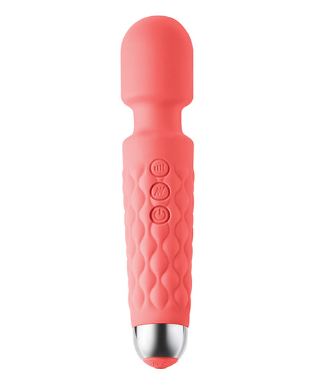 Luv Inc. 8" Large Wand - Coral - Empower Pleasure
