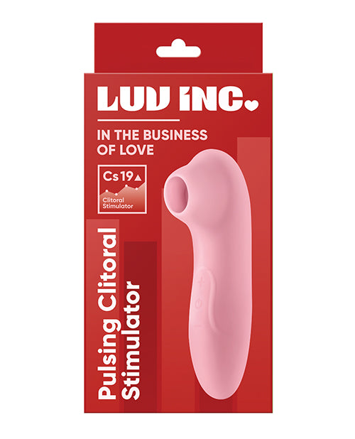 Luv Inc. Pulsing Clitoral Stimulator - Light Pink - Empower Pleasure