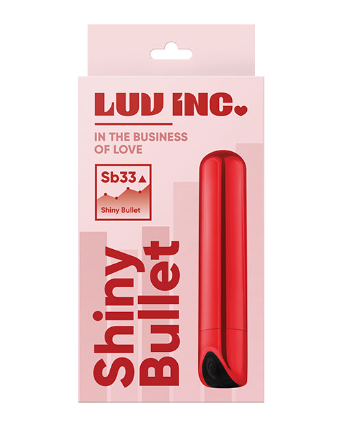 Luv Inc. Shiny Bullet - Red - Empower Pleasure