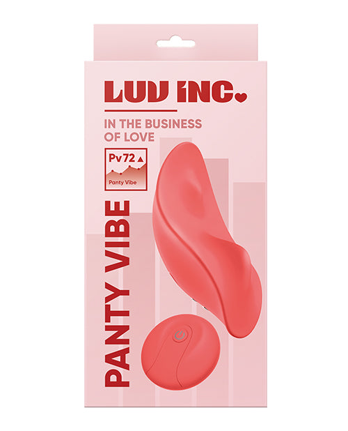 Luv Inc. Panty Vibe - Coral - Empower Pleasure