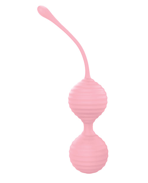 Luv Inc. Silicone Kegel Ball Set - Light Pink - Empower Pleasure