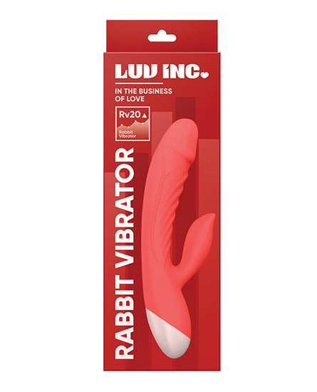 Luv Inc. Rabbit Vibrator - Coral - Empower Pleasure