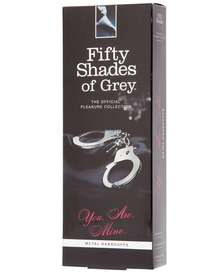 Fifty Shades of Grey You Are Mine Metal Handcuffs - Empower Pleasure