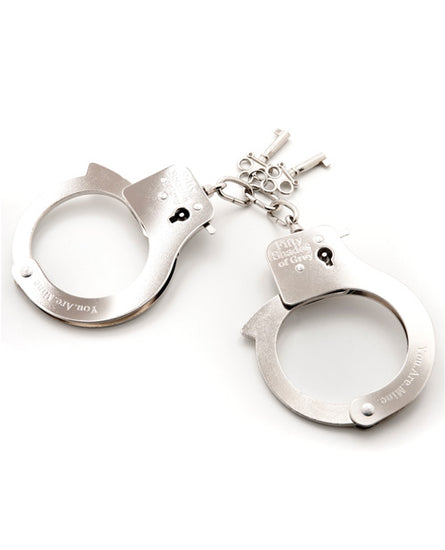 Fifty Shades of Grey You Are Mine Metal Handcuffs - Empower Pleasure