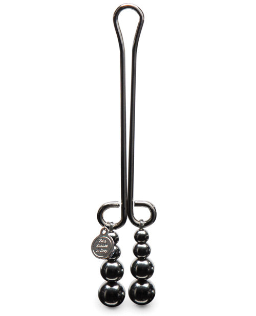 Fifty Shades Darker Just Sensation Beaded Clitoral Clamp - Empower Pleasure