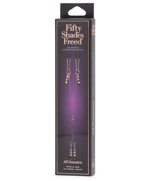 Fifty Shades Freed All Sensation Nipple & Clitoral Chain - Empower Pleasure