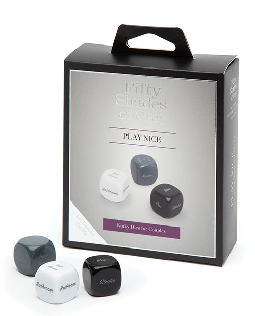 Fifty Shades of Grey Play Nice Kinky Dice for Couples - Empower Pleasure