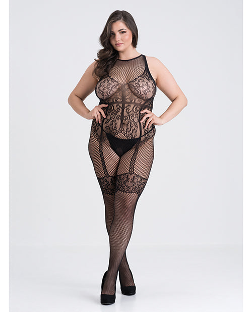 Fifty Shades of Grey Captivate Lacy Body Stocking Black OQ