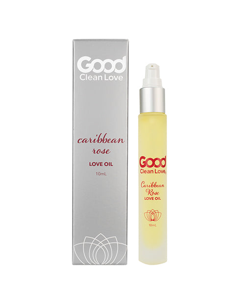 Good Clean Love Caribbean Rose Love Oil - Assorted Sizes - Empower Pleasure