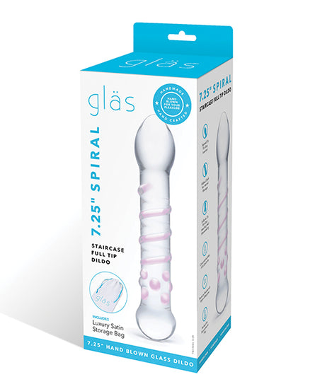 Glas Spiral Staircase Full Tip Glass Dildo - Empower Pleasure