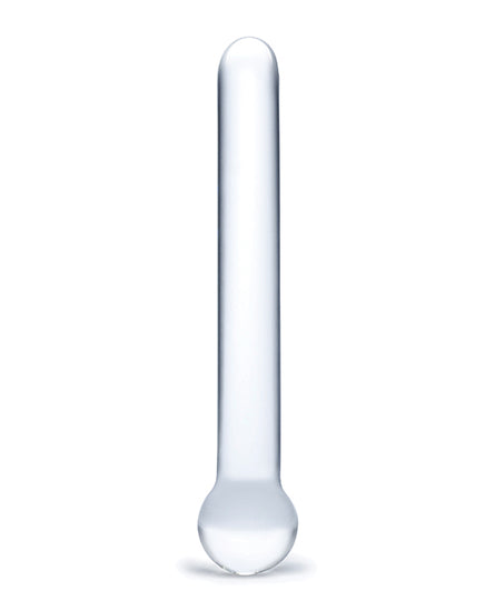 Glas 7" Straight Glass Dildo - Clear - Empower Pleasure