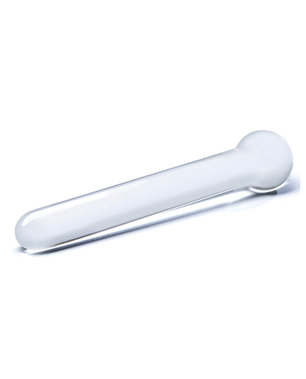 Glas 7" Straight Glass Dildo - Clear - Empower Pleasure