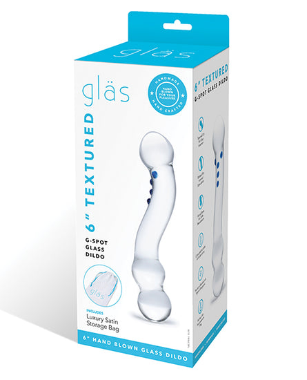 Glas 6" Curved G-Spot Glass Dildo - Empower Pleasure