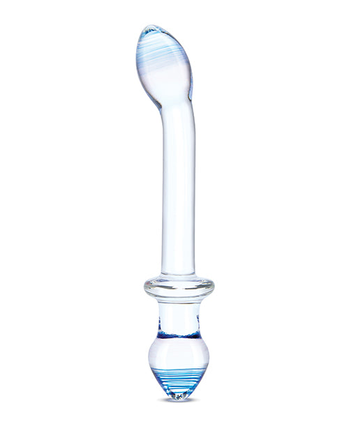 Glas 9.5" Double Play Dual Ended Dildo - Clear - Empower Pleasure