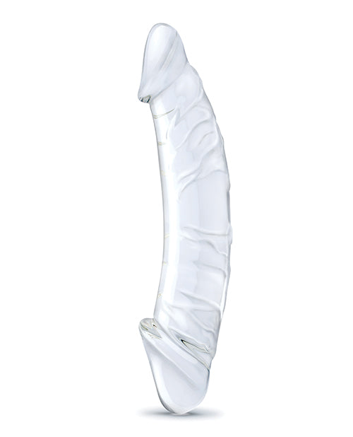 Glas 10.5" Realistic Girthy Glass Double Dong - Clear - Empower Pleasure