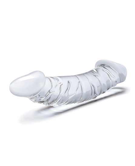 Glas 10.5" Realistic Girthy Glass Double Dong - Clear - Empower Pleasure