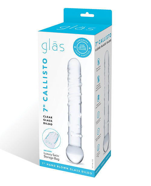 Glas Callisto Glass Dildo - Clear - Empower Pleasure