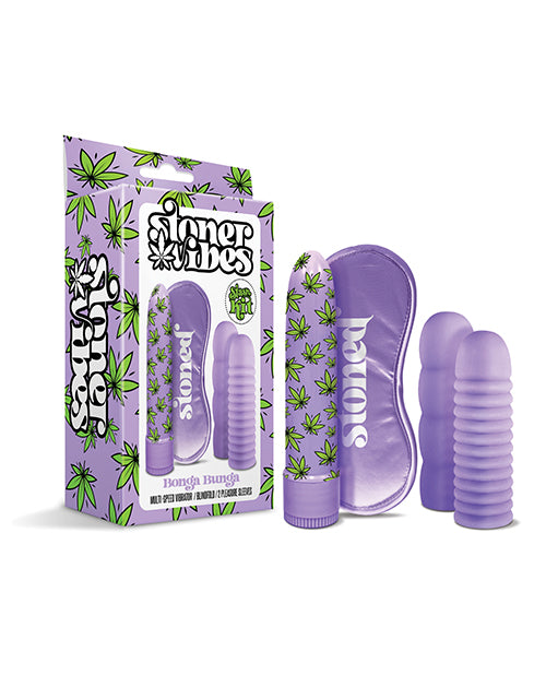Stoner Vibes Bonga Bunga Stash Kit - Purple - Empower Pleasure