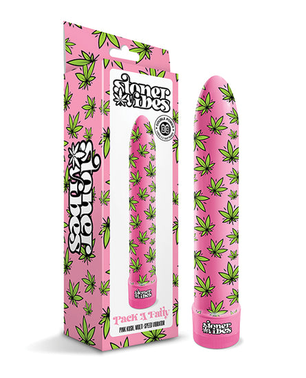 Stoner Vibes Pack A Fatty Multi Speed Vibrator - Pink Kush - Empower Pleasure