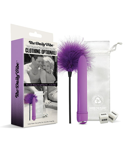 The Daily Vibe Clothing is Optional Kit - Purple - Empower Pleasure