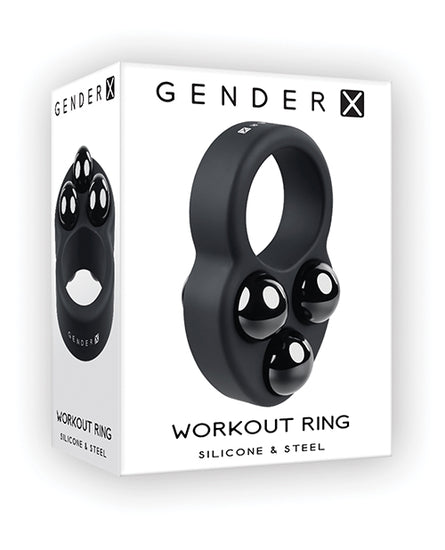 Gender X Workout Ring - Black - Empower Pleasure