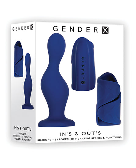 Gender X In's & Out's - Blue - Empower Pleasure