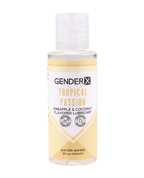 Gender X Flavored Lube - 2 oz Tropical Passion - Empower Pleasure