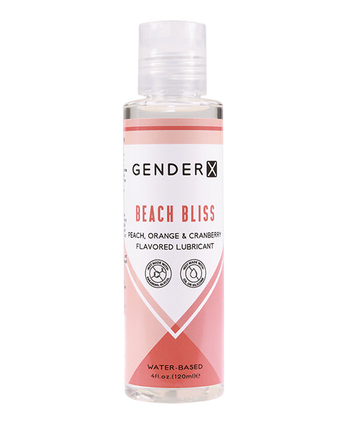 Gender X Flavored Lube - 4 oz Beach Bliss - Empower Pleasure