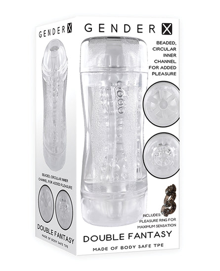 Gender X Double Fantasy - Clear - Empower Pleasure