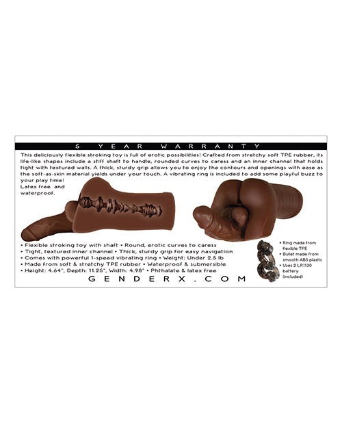 Gender X Backdoor Bash Stroker - Dark - Empower Pleasure