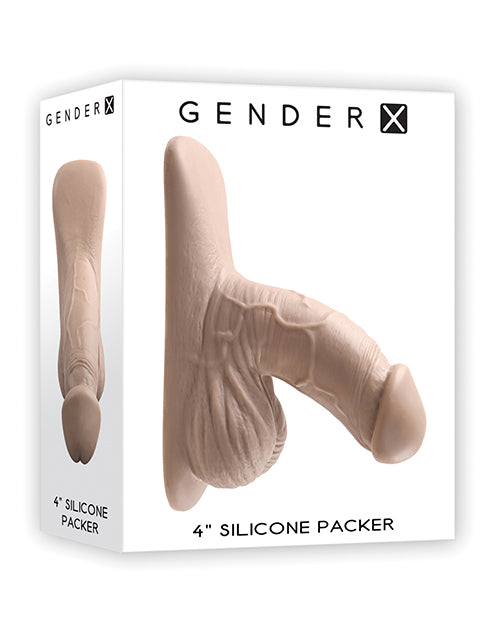 Gender X 4" Silicone Packer - Ivory - Empower Pleasure