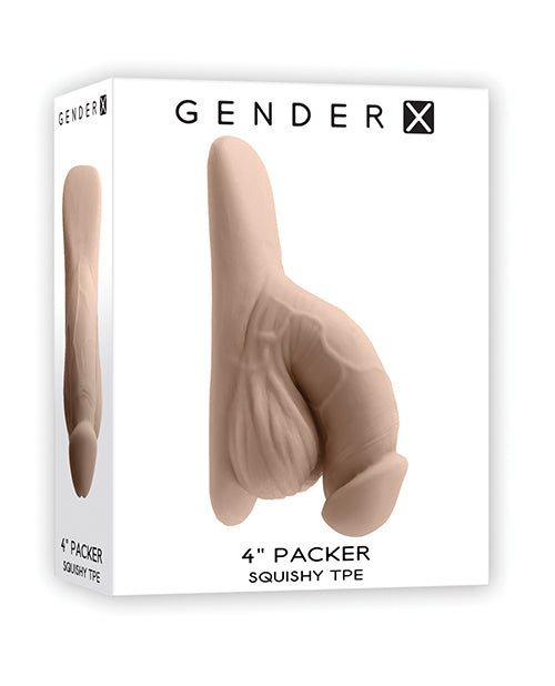 Gender X 4" Packer - Ivory - Empower Pleasure