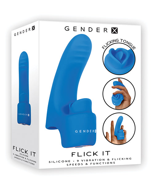 Gender X Flick It - Blue - Empower Pleasure