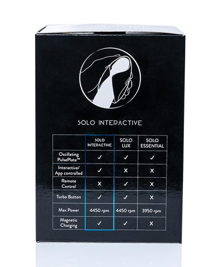 Hot Octopuss Pulse Solo Interactive - Black - Empower Pleasure