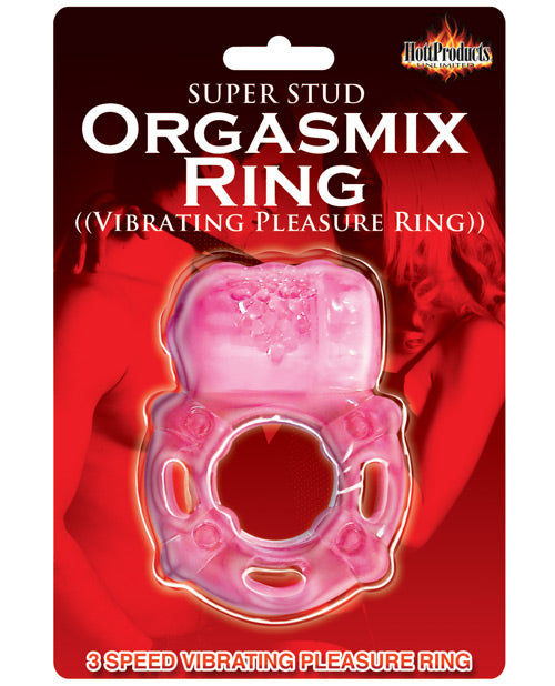 Super Stud Orgasmix Ring Pleasure Ring 3 Speed - Magenta - Empower Pleasure