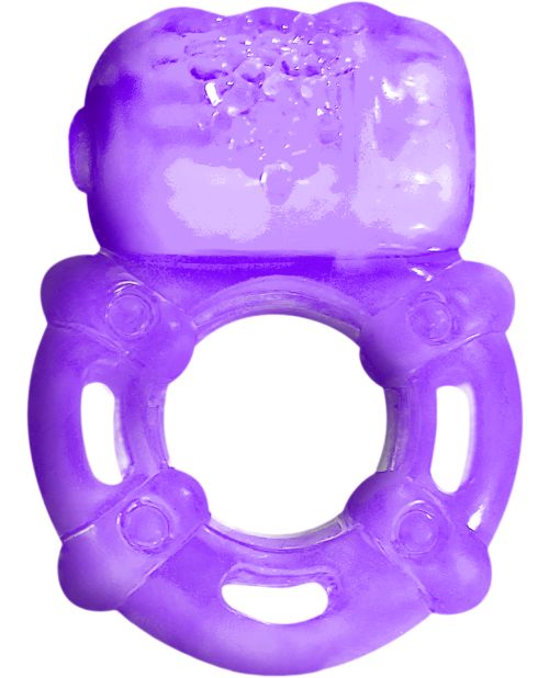 Super Stud Orgasmix Ring Pleasure Ring 3 Speed - Purple - Empower Pleasure