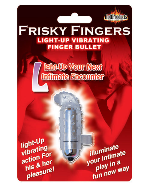 Frisky Finger Light Up Vibrating Finger Bullet - Empower Pleasure