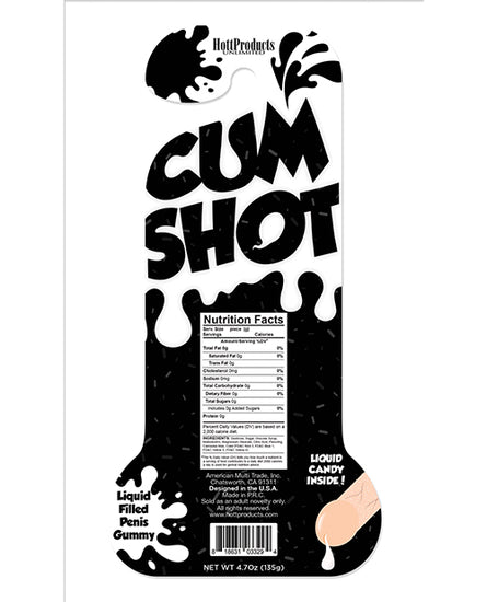 Cum Shots Liquid Filled Gummy Pecker - Empower Pleasure