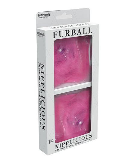 Nipplicious Furball Pasties - Pink - Empower Pleasure