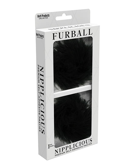 Nipplicious Furball Pasties - Black - Empower Pleasure