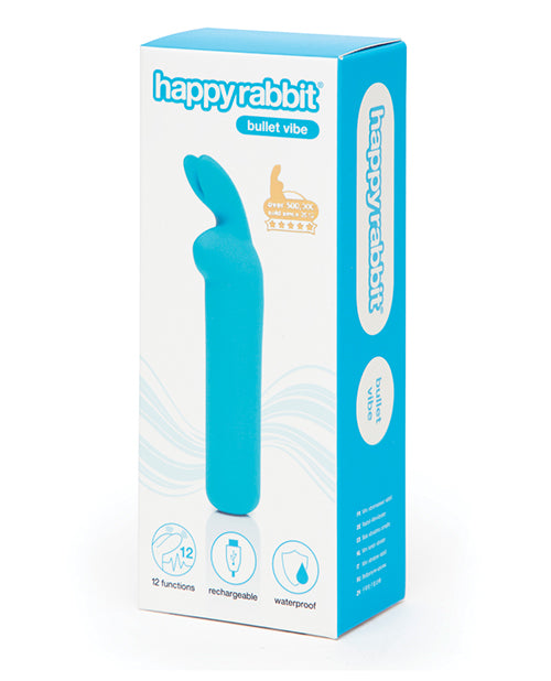 Happy Rabbit Rechargeable Bullet - Blue - Empower Pleasure
